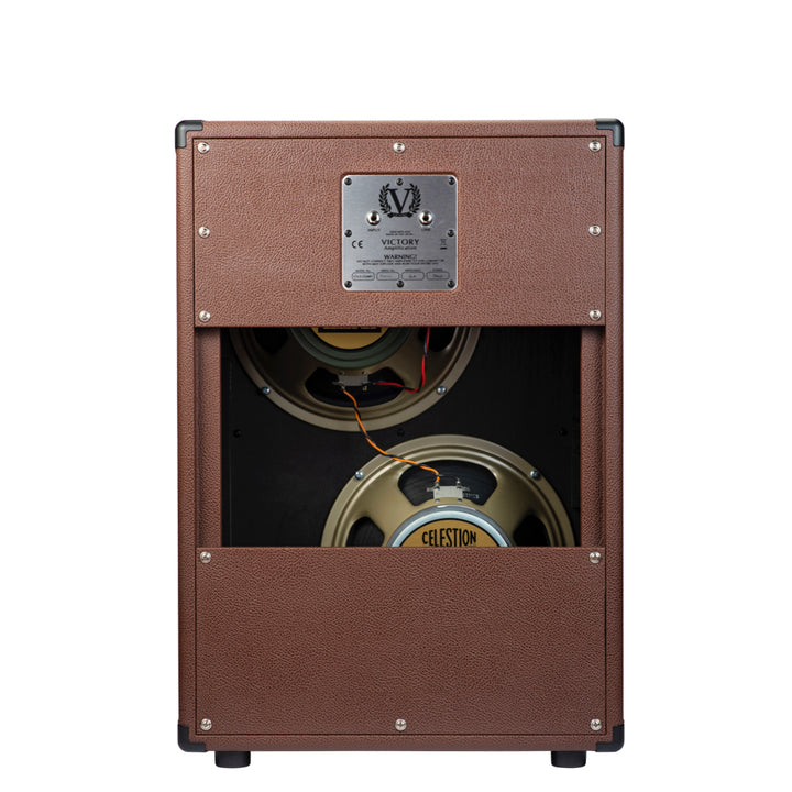 Victory V212-VB Guitar Speaker Cabinet (130 Watts, 2x12 Inch), Brown