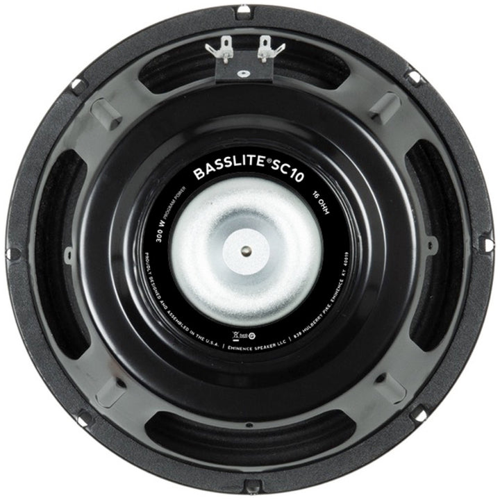 Eminence SC10 Bass Speaker (150 Watts), 16 Ohms, 10 Inch