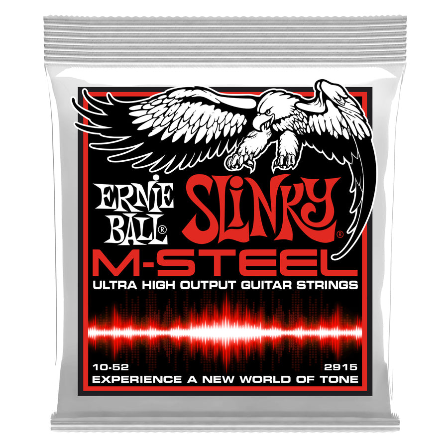 Ernie Ball Skinny Top Heavy Bottom Slinky M-Steel Electric Guitar Strings, 2915, 19268