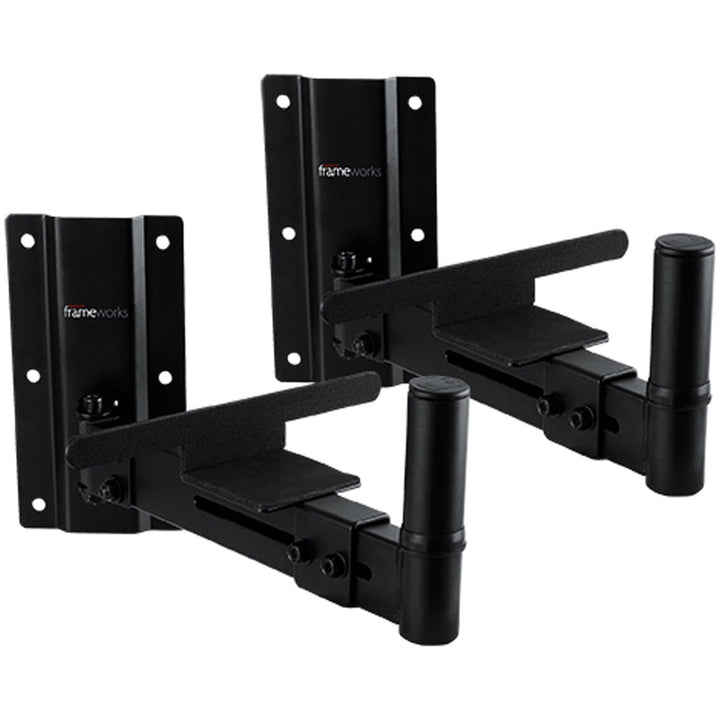 Gator GFW-SPK-WM100 Wall Mount Speaker Stands, Pair , Black