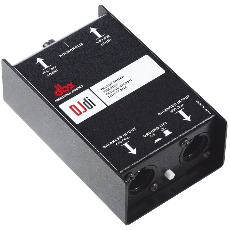 dbx DJDI 2-Channel Transformer Isolated Passive Direct Box