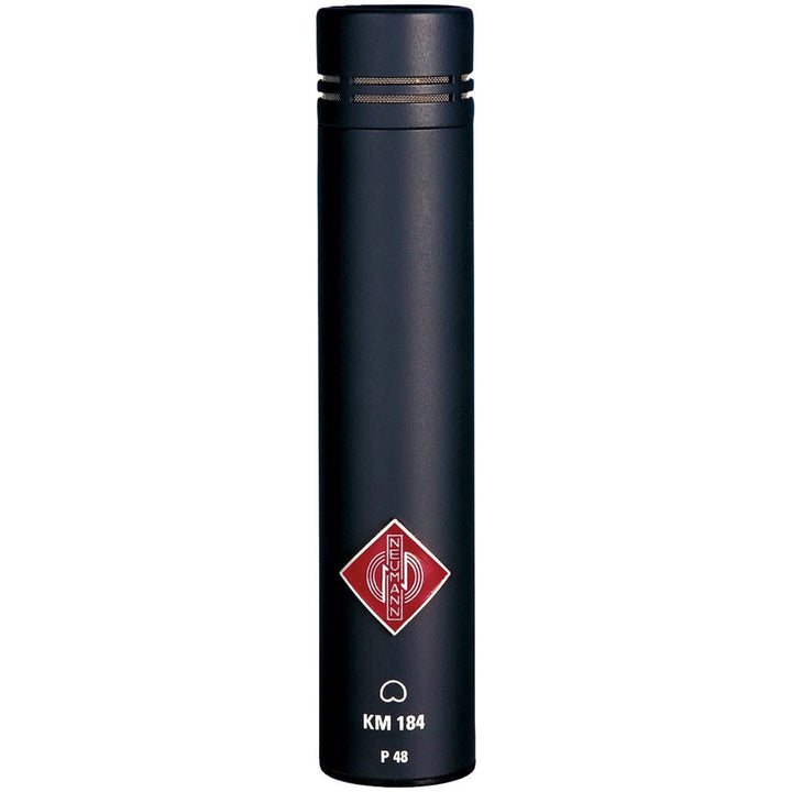 Neumann KM 184 Cardioid Small-Diaphragm Condenser Microphone, Black Matte