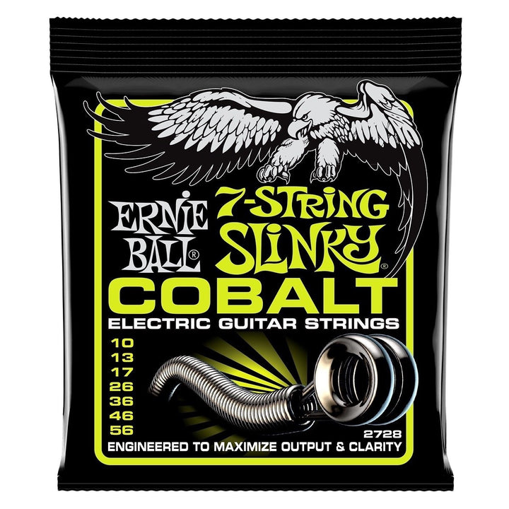 Ernie Ball Regular Slinky Cobalt 7-String Electric Guitar Strings - 10-56 Gauge