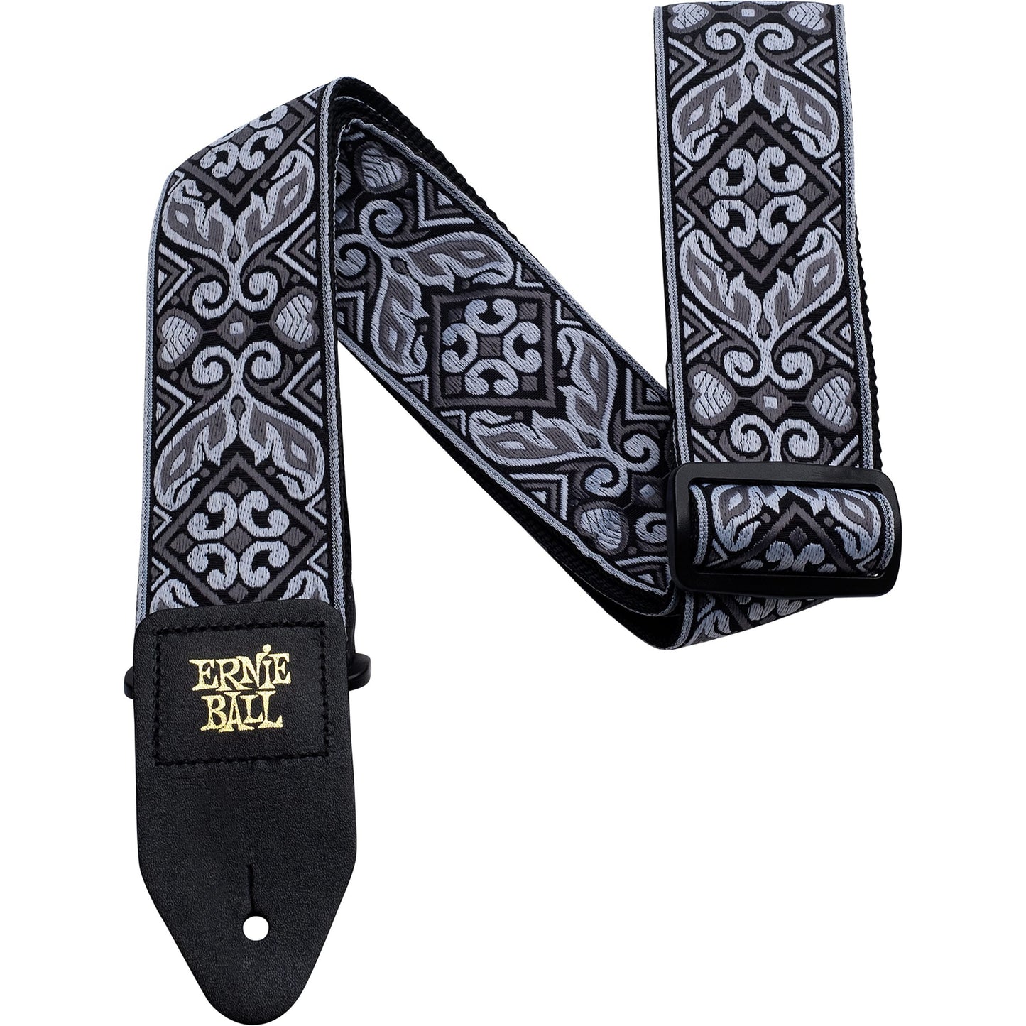 Ernie Ball Jacquard Guitar Strap, Tribal Silver