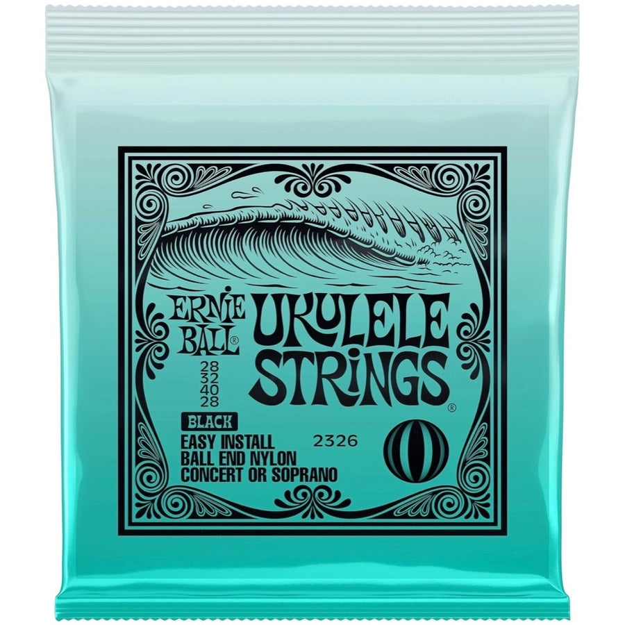 Ernie Ball Ball-End Black Nylon Ukulele Strings