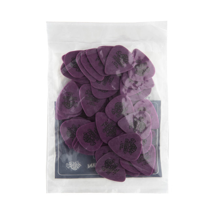 Dunlop Tortex Standard Picks (72-Pack), Purple, 1.14mm