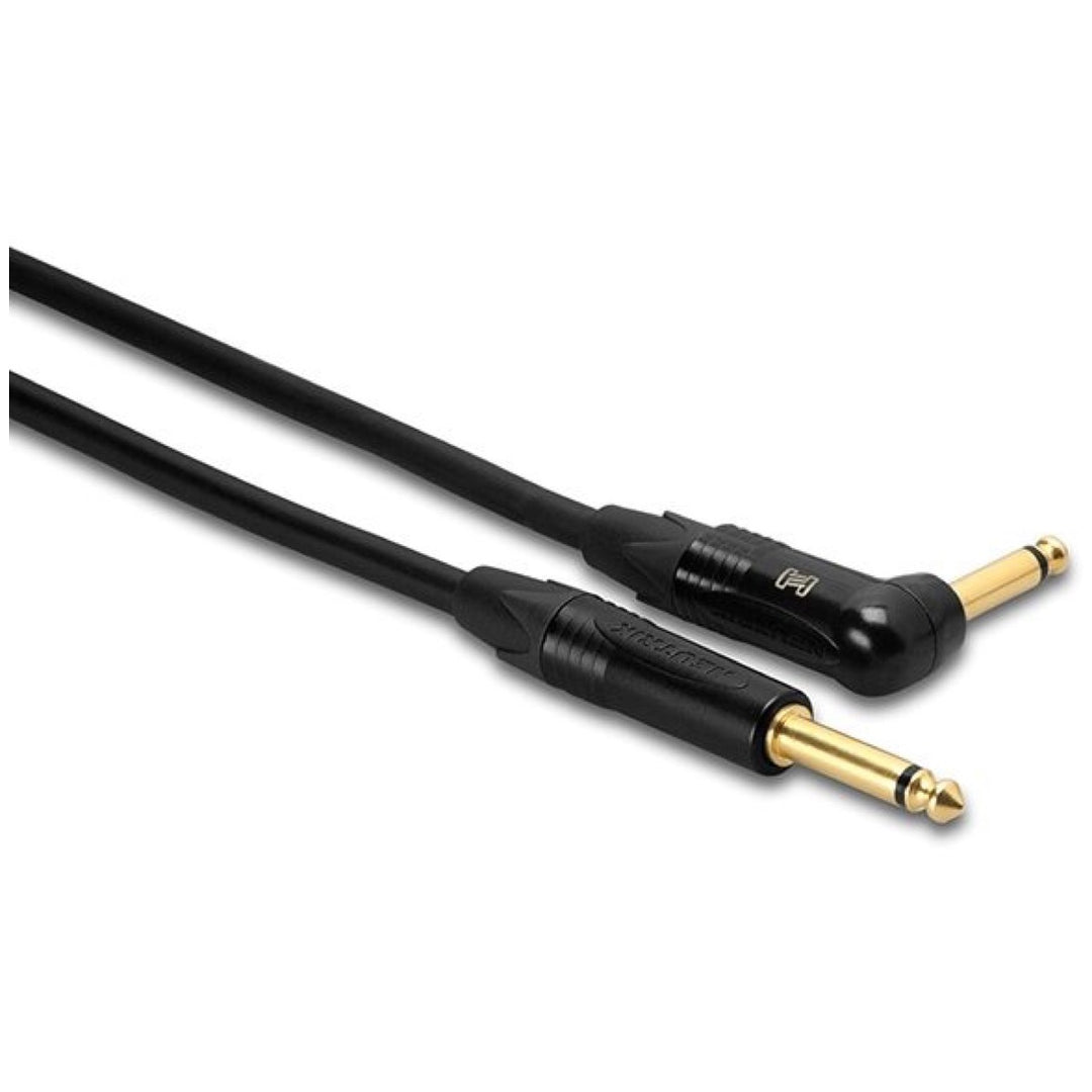 Hosa Edge Guitar Cable, Straight to Right-Angle, CGK-010R, 10 Foot