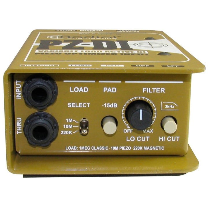 Radial PZDI Active DI Direct Box for Acoustic Instruments