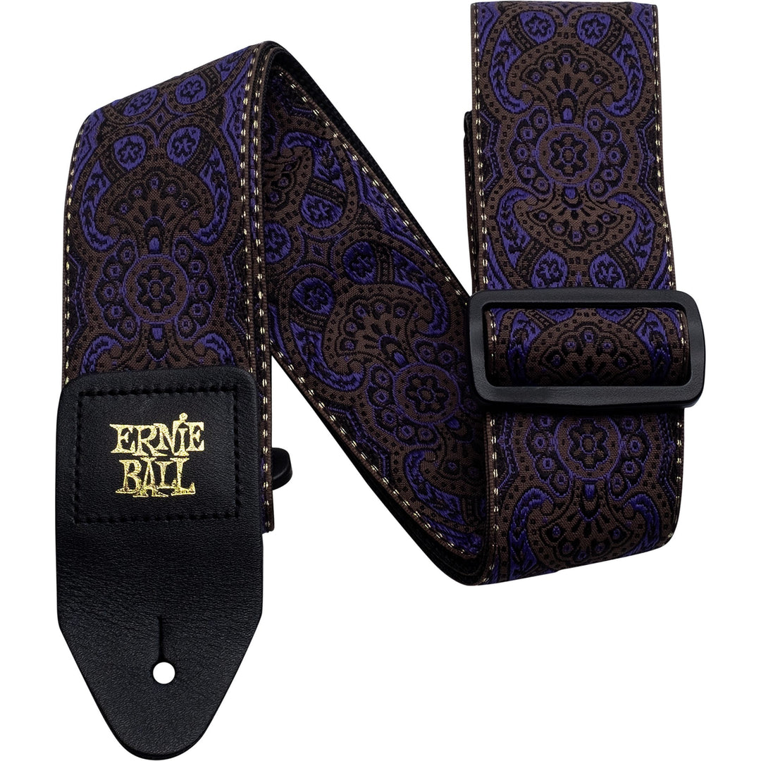 Ernie Ball Jacquard Guitar Strap, Purple Paisley