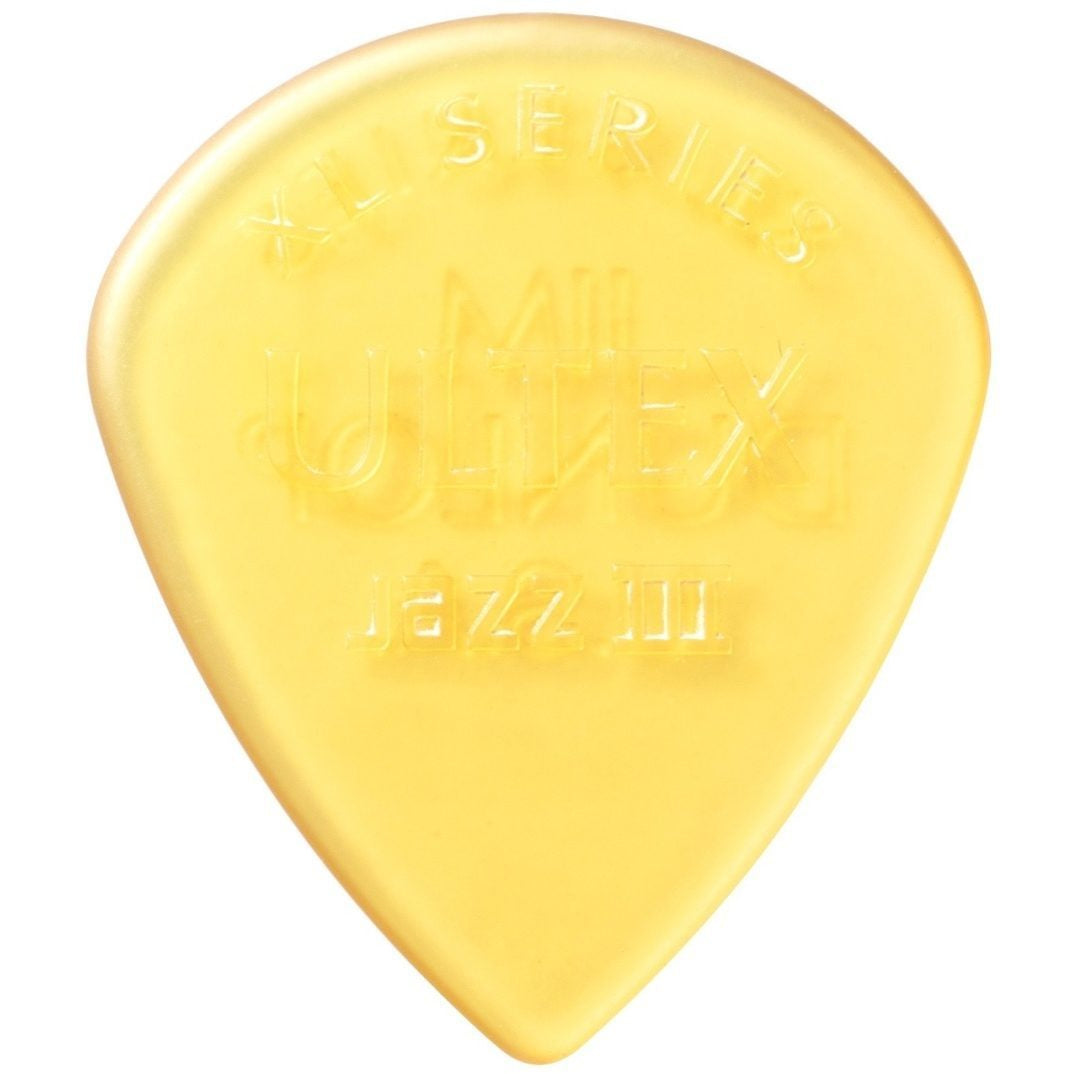 Dunlop 427 Ultex Jazz Guitar Picks, Yellow, 427XL, 6-Pack, 1.38mm