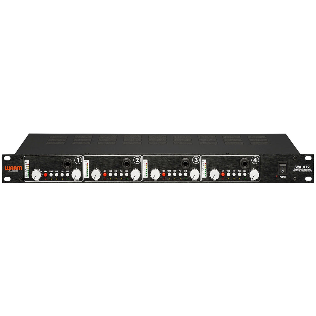 Warm Audio WA412 4-Channel Microphone Preamplifier