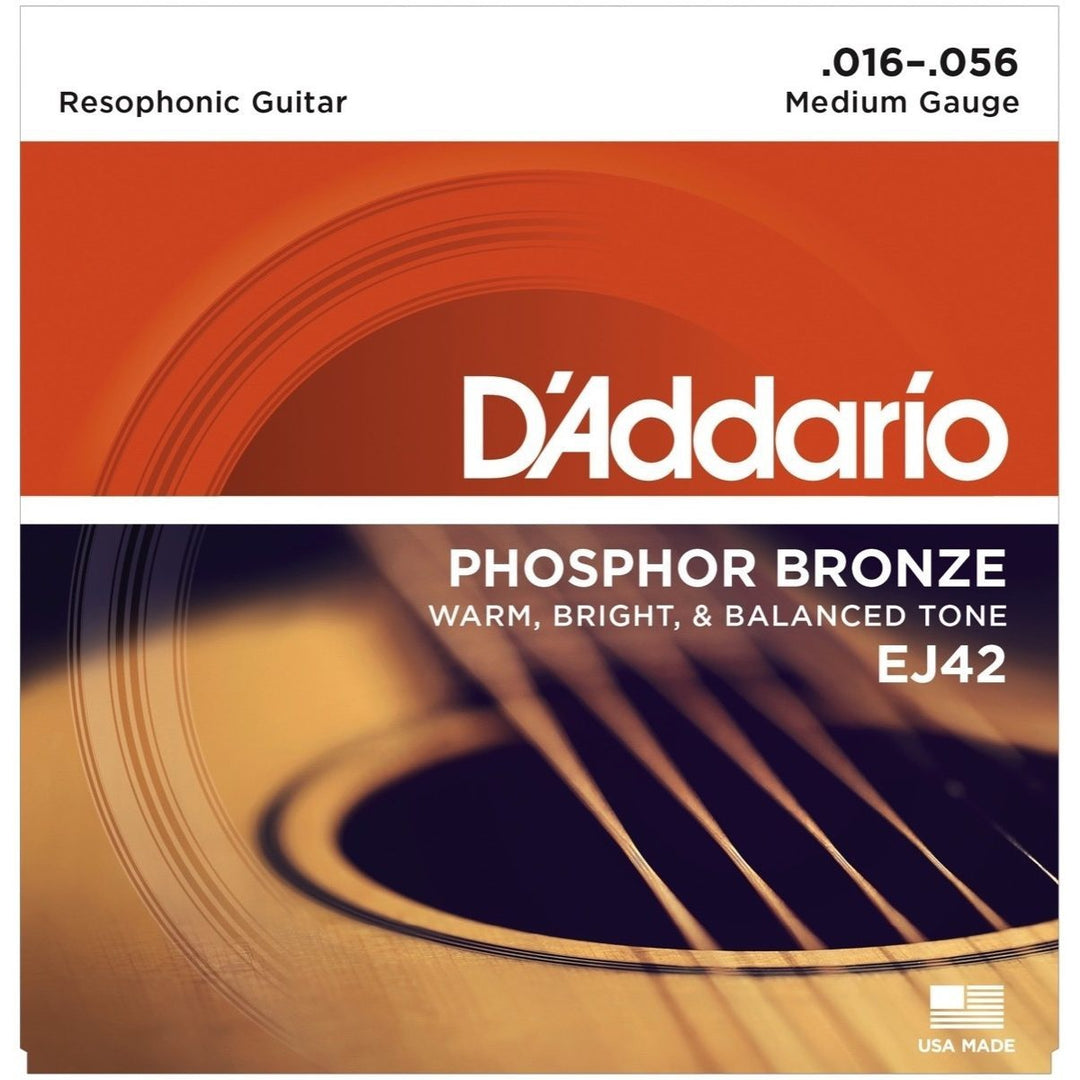 D'Addario EJ42 Medium Resophonic Acoustic Guitar Strings