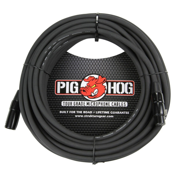 Pig Hog XLR Microphone Cable, 3 Foot