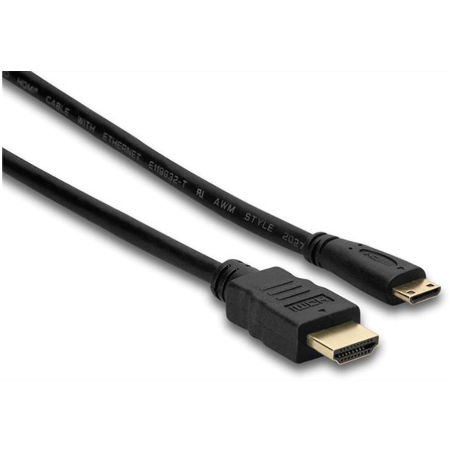 Hosa High-Speed HDMI to HDMI Mini Cable, HDMC-410, 10 Foot