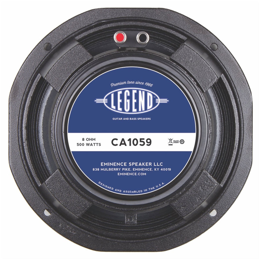 Eminence Legend CA1059 Replacement Bass Speaker (250 Watts), 8 Ohms, 10 Inch