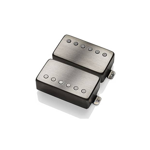 EMG 5766 Electric Guitar Pickup Set, Brushed Black Chrome