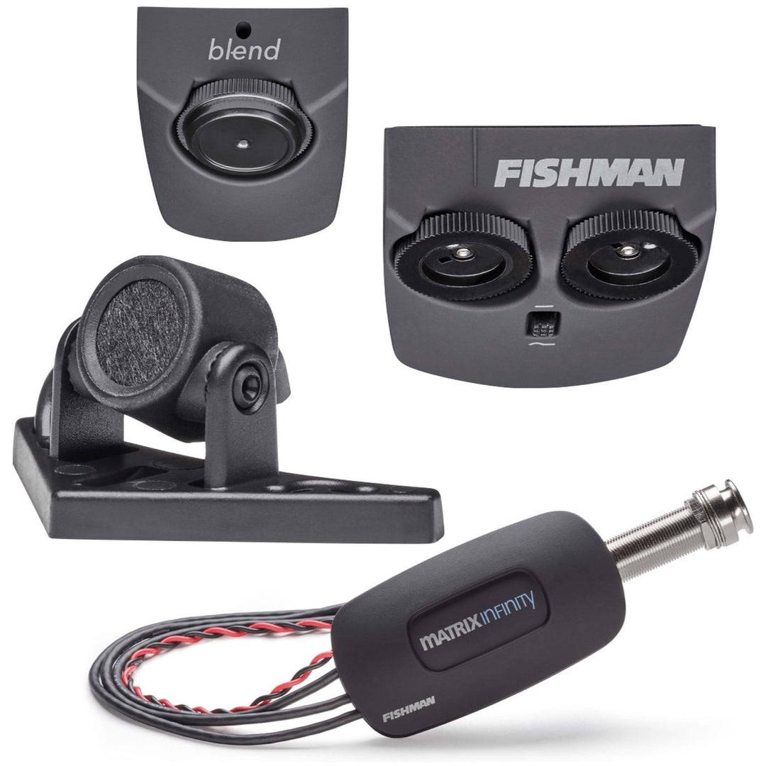 Fishman Matrix Infinity Mic Blend Pickup and Preamp System, Narrow Split