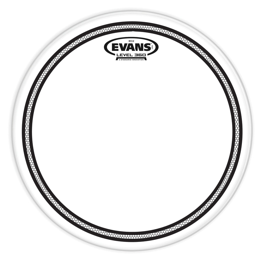 Evans EC2S Edge Control Clear Drumhead, 12 Inch