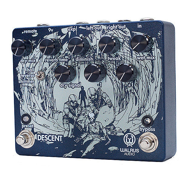 Walrus Audio Descent Reverb Octave Machine Pedal