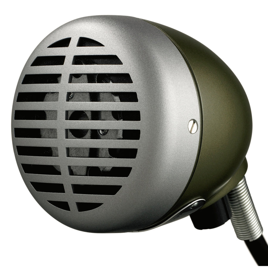 Shure 520DX Green Bullet Omnidirectional Dynamic Microphone with Volume Control