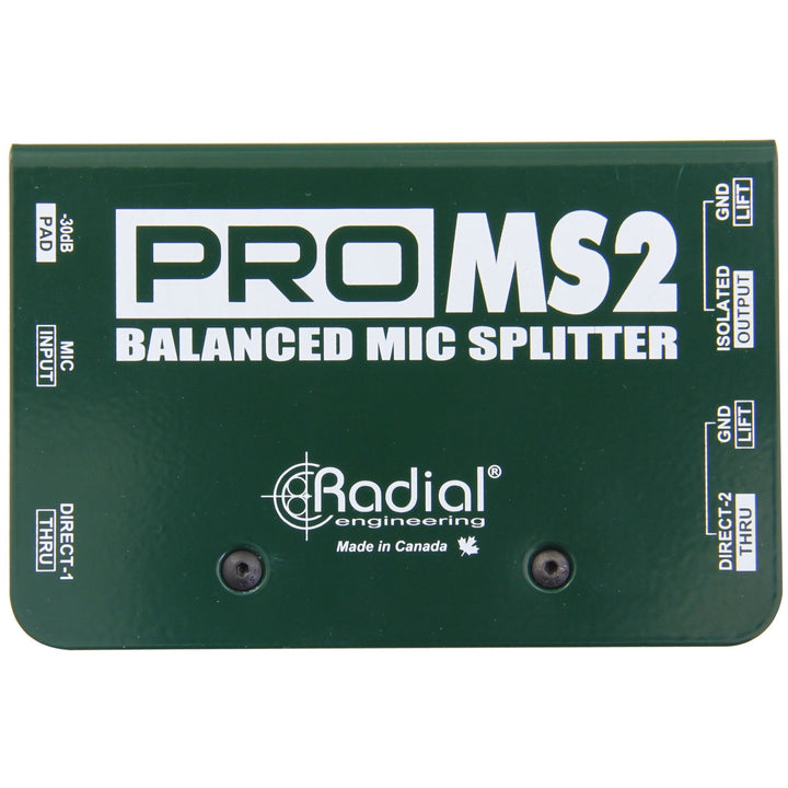 Radial ProMS2 Passive Microphone Splitter