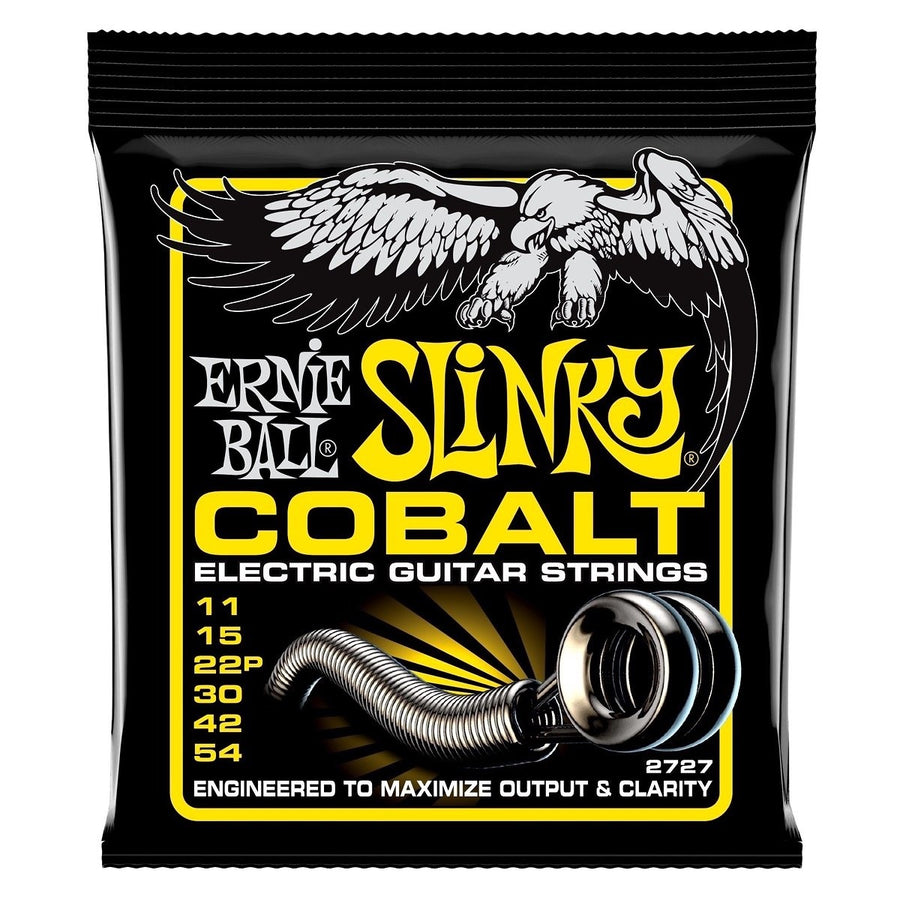 Ernie Ball Beefy Slinky Cobalt Electric Guitar Strings, 2727, 20029