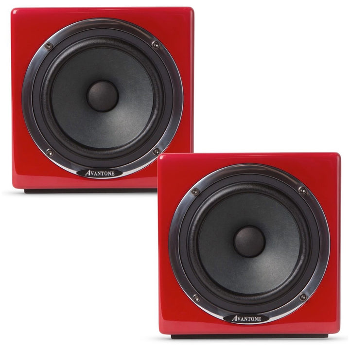 Avantone MixCubes Active Studio Monitor (60 Watts, 1x5.25 Inch), Red, Pair