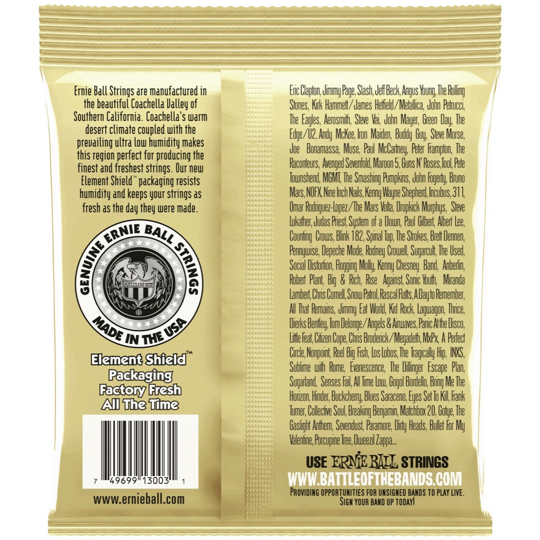 Ernie Ball Earthwood 80/20 Bronze Acoustic Guitar Strings, 3003, 3-Pack , 12-54, Medium Light