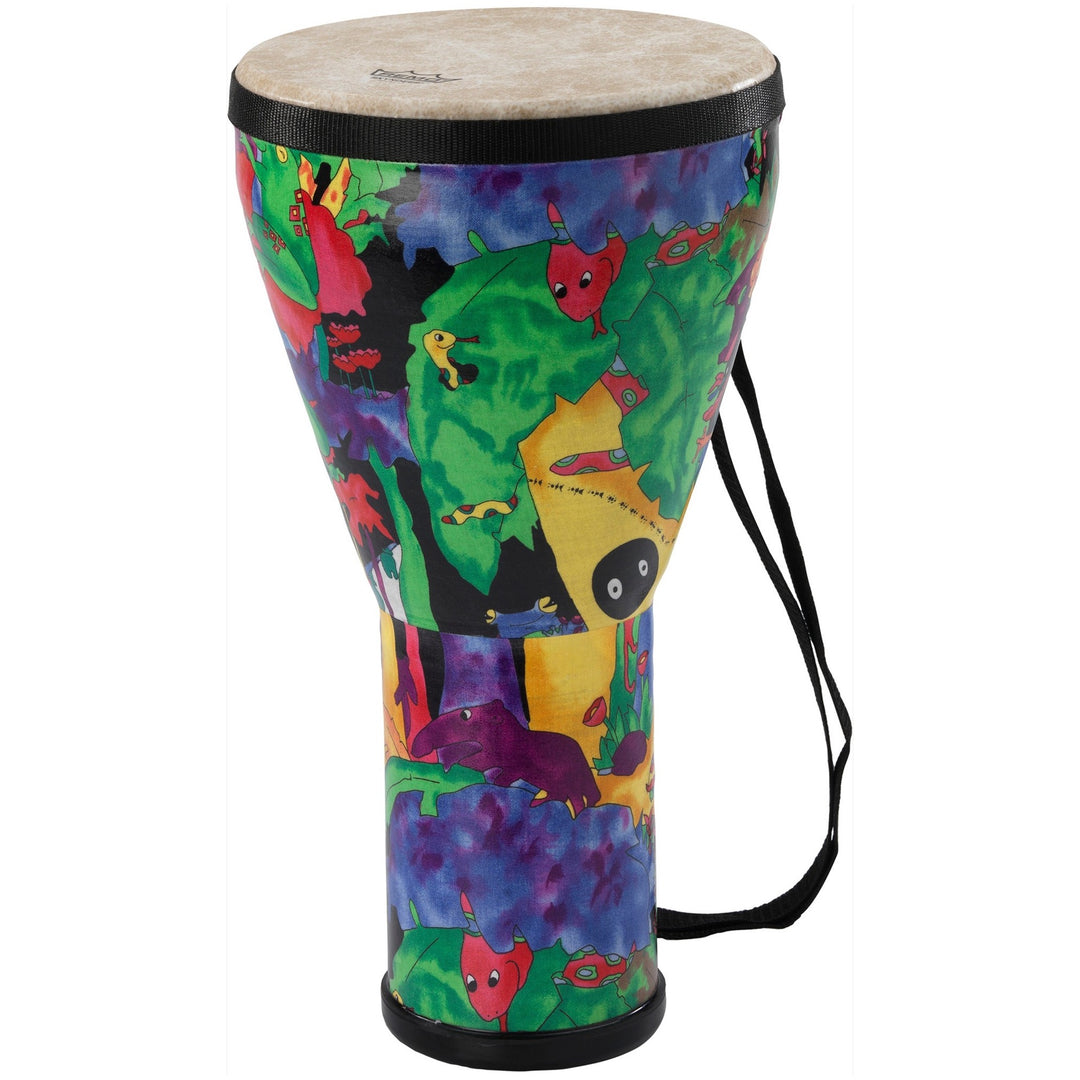 Remo Kids Percussion Djembe, Rain Forest, 8 Inch