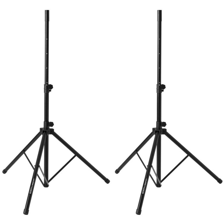 JamStands JSTS50 Tripod Speaker Stands (with Gig Bag), Black, Pair