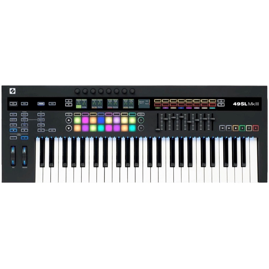 Novation 61 SL MK3 USB MIDI Keyboard Controller, 61-Key