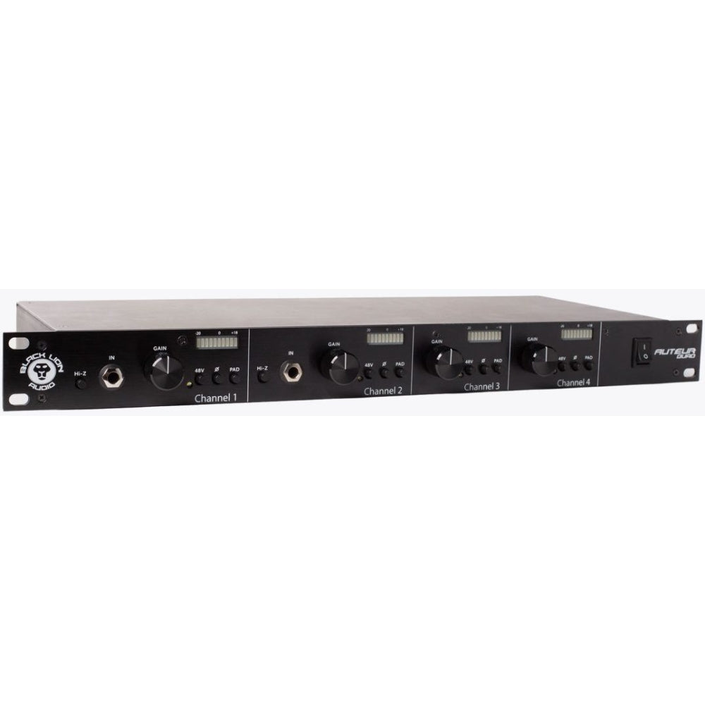 Black Lion Audio Auteur Quad Microphone Preamplifier, 4-Channel