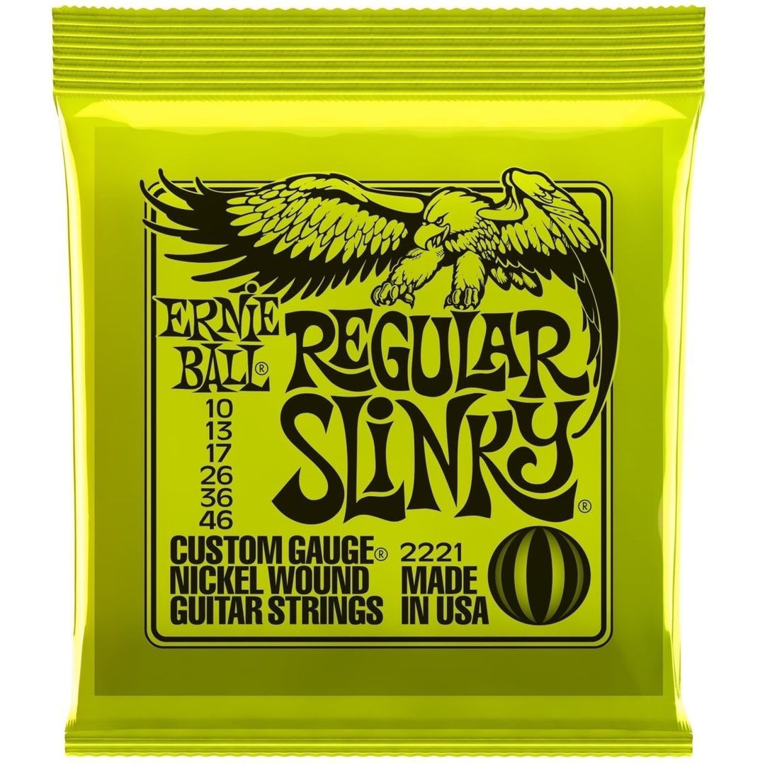 Ernie Ball Regular Slinky Nickel Wound Electric Guitar Strings - 10-46 Gauge, 3-Pack