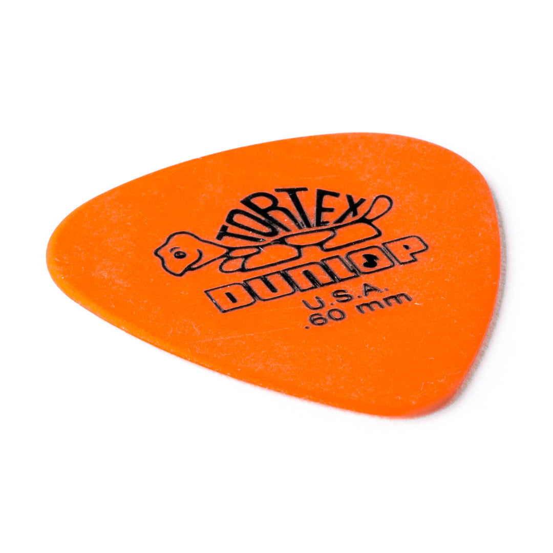 Dunlop Tortex Standard Picks (12-Pack), Orange, .60mm