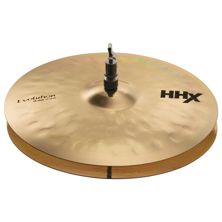 Sabian HHX Evolution Hi-Hat Cymbals, Brilliant Finish, Pair, 14 Inch