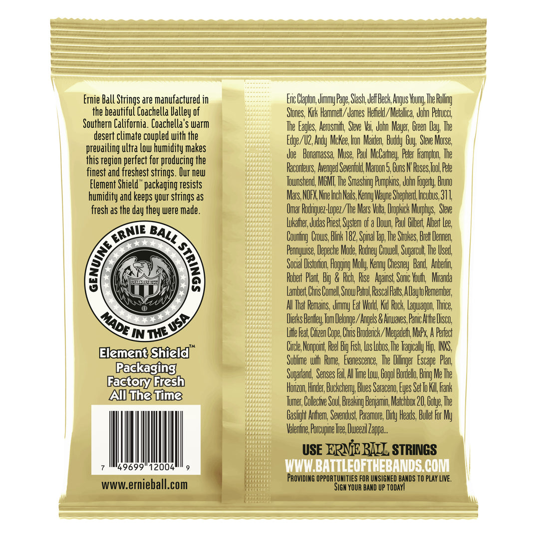 Ernie Ball Earthwood 80/20 Bronze Acoustic Guitar Strings, 2004, 11-52, Light