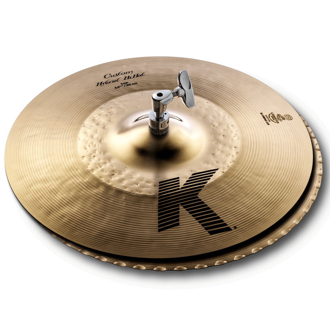 Zildjian 14-1/14 Inch K Custom Hybrid Hi-Hat Cymbals