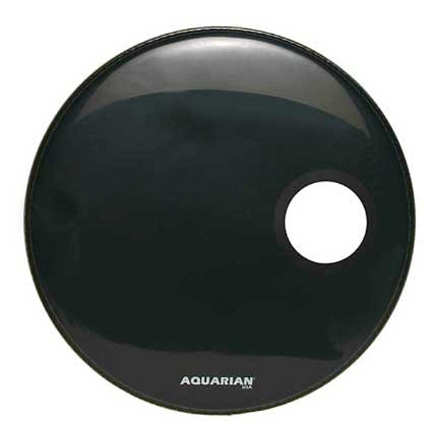 Aquarian Regulator Ported Black Bass Drum Head, 18 Inch