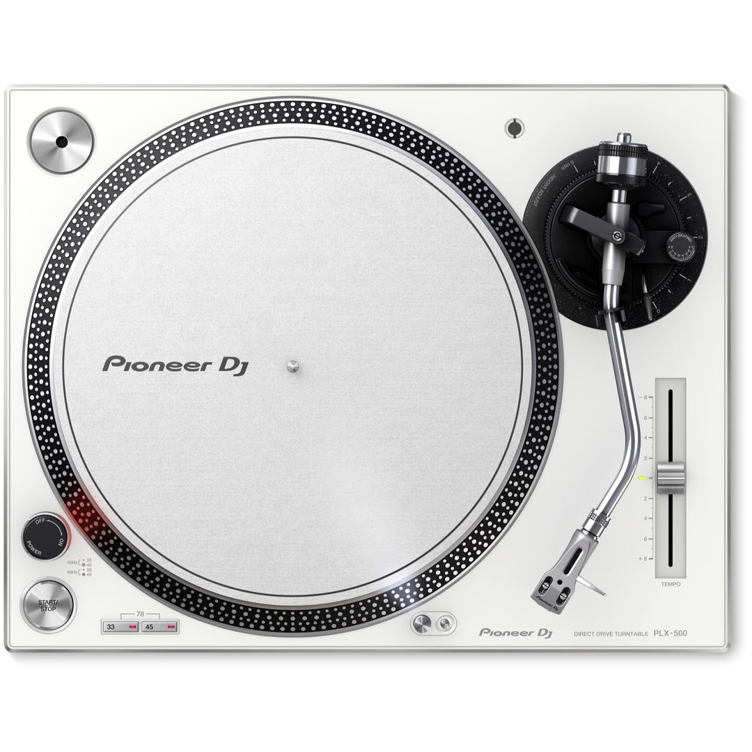 Pioneer PLX-500 Direct-Drive Turntable with USB, White