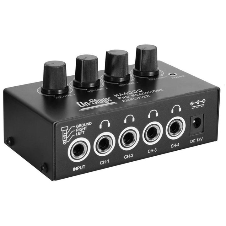 On-Stage HA4000 Pro Headphone Amplifier