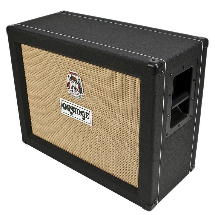 Orange PPC212-OB Guitar Speaker Cabinet (120 Watts, 2x12 Inch), Black