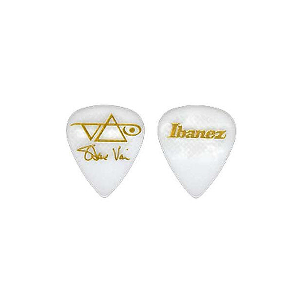 Ibanez Rubber Grip Steve Vai Guitar Picks (6-Pack), White