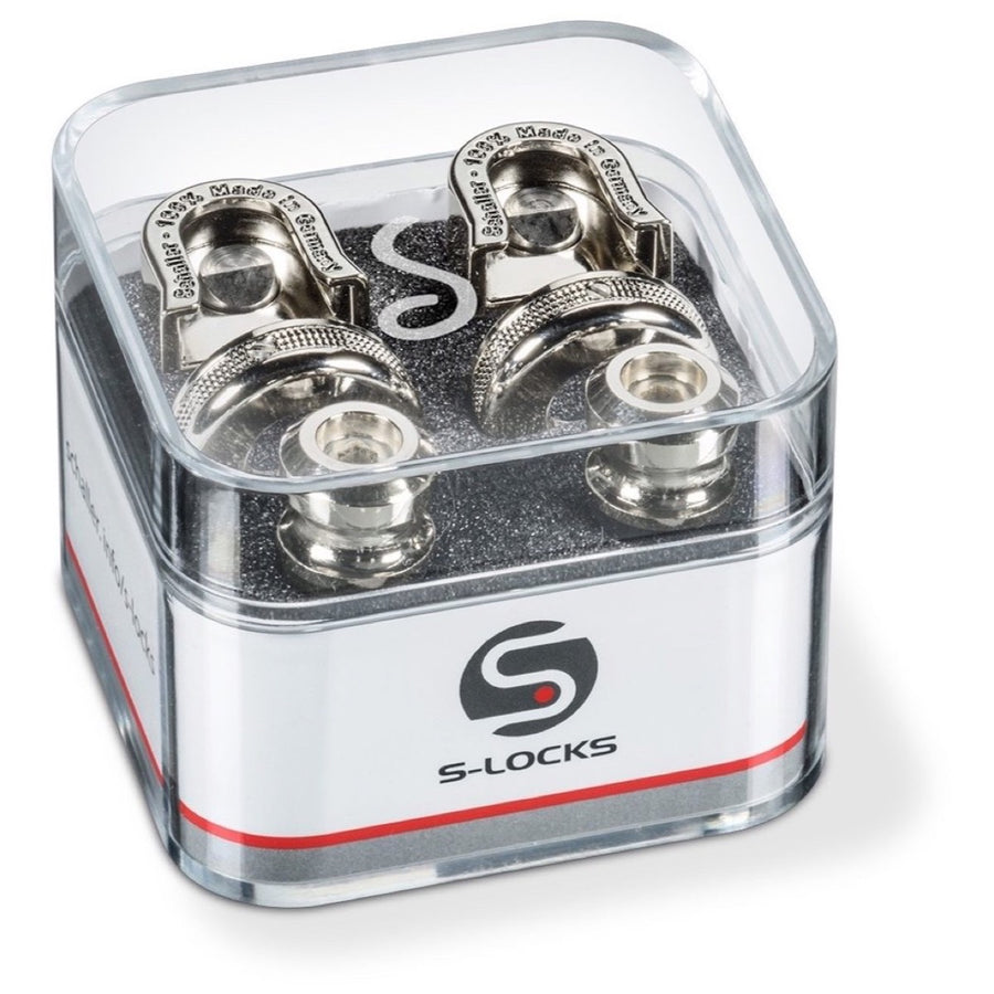 Schaller S-Lock Strap Locks, Nickel