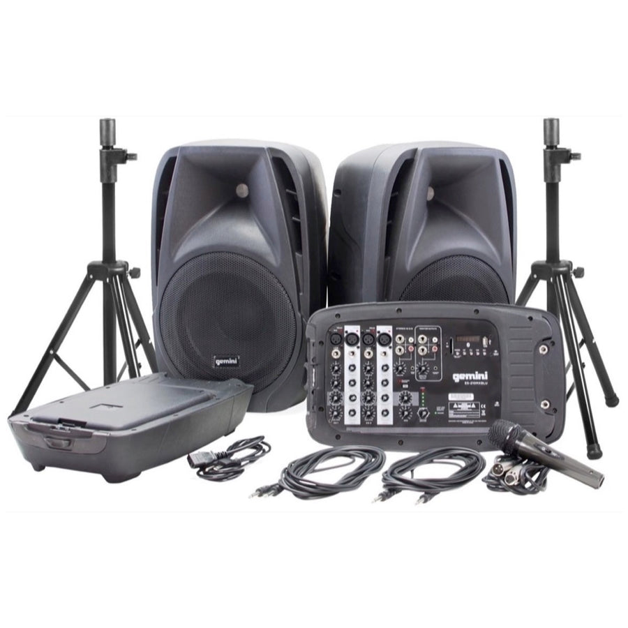 Gemini ES-210MXBLU-ST Portable PA System