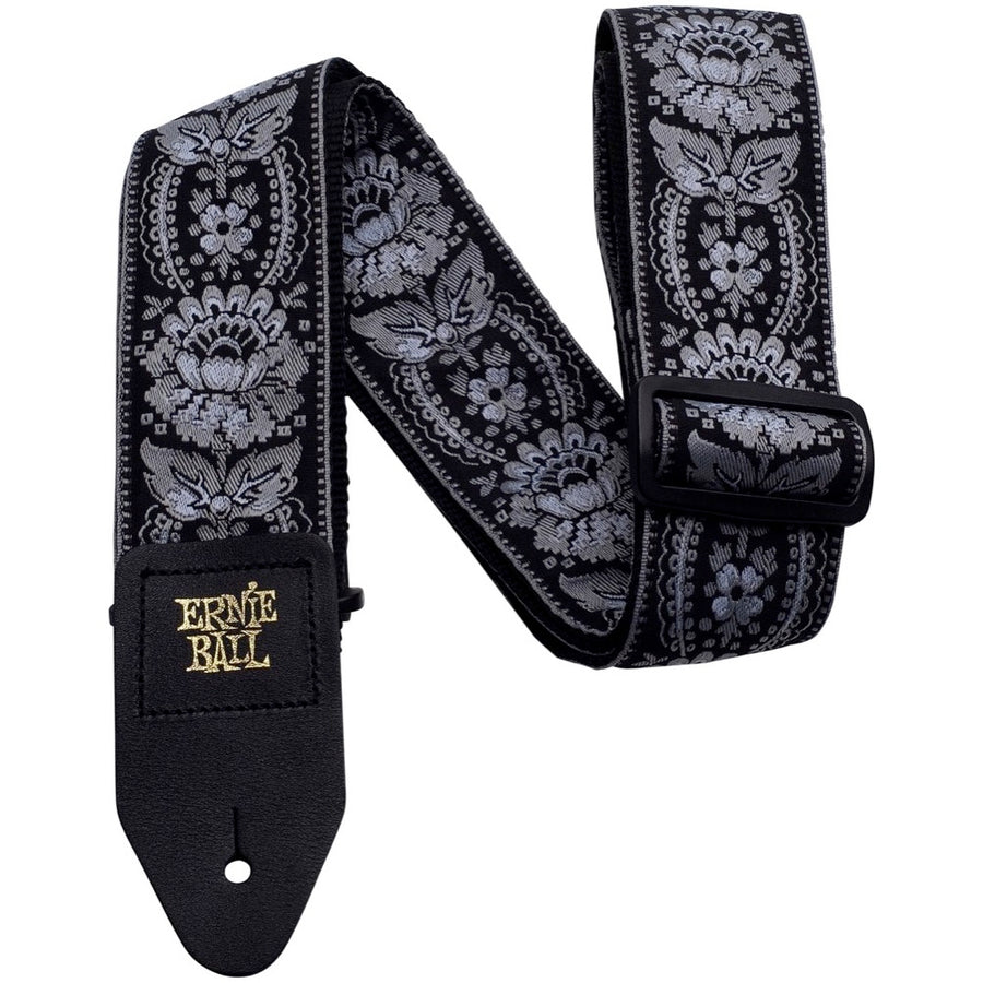 Ernie Ball Jacquard Guitar Strap, Silver Orleans