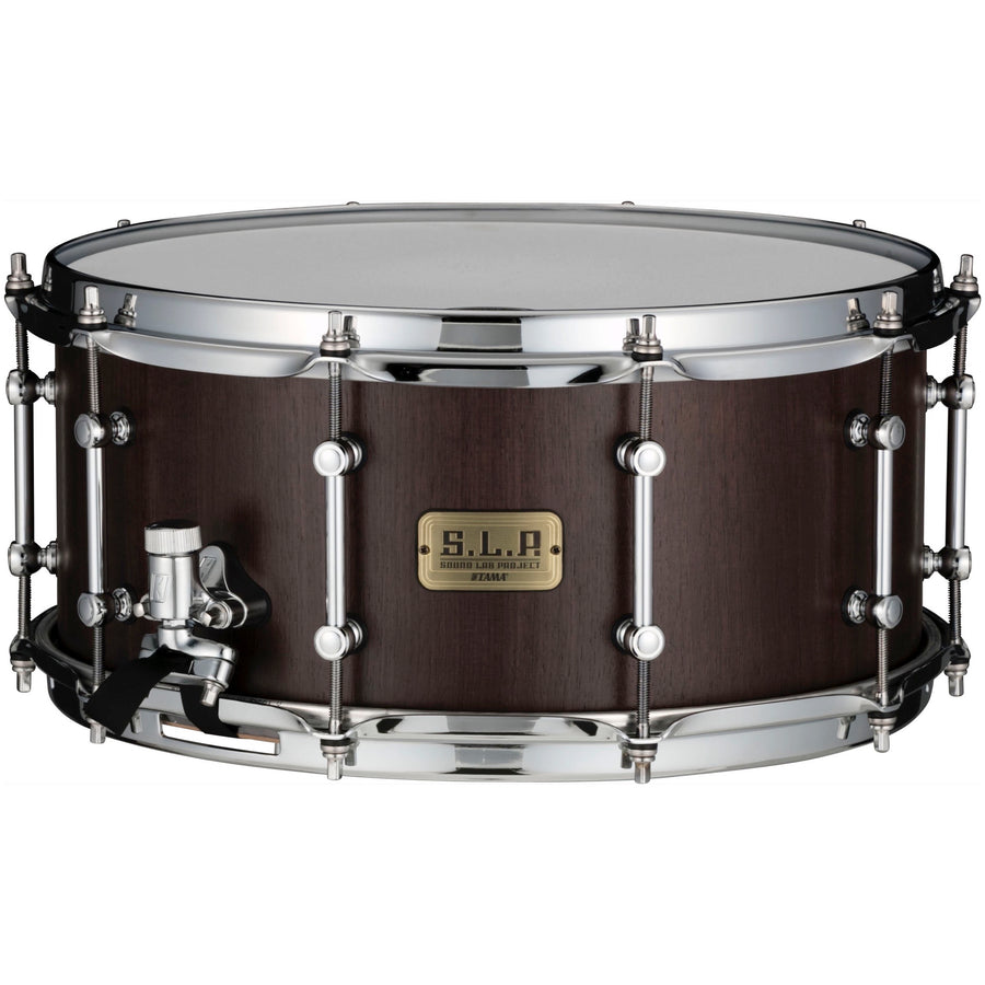 Tama SLP Sound Lab Project G-Walnut Snare Drum, Matte Black, 6.5x14 Inch