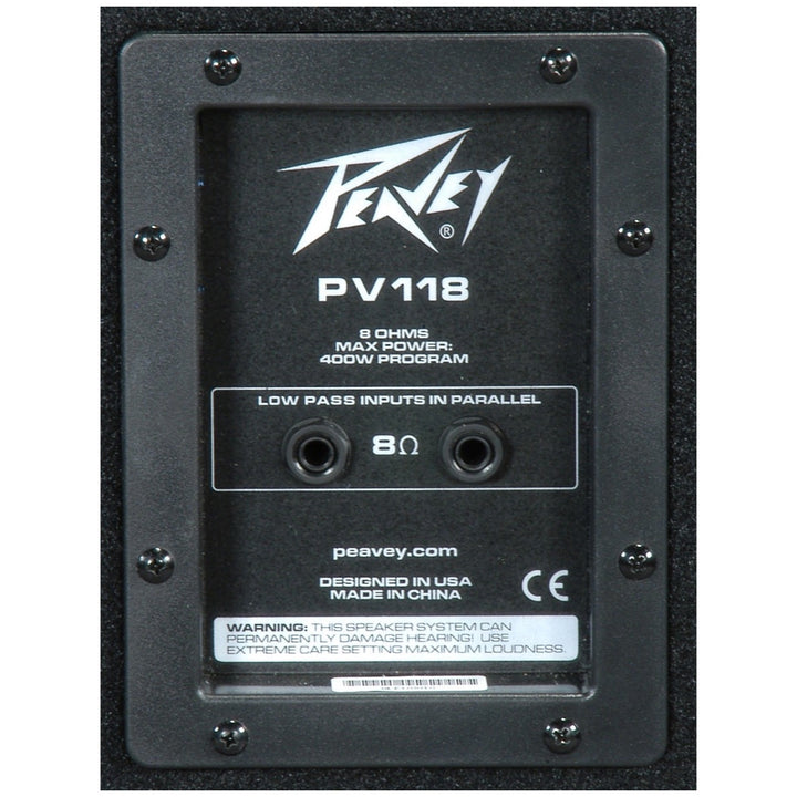 Peavey PV118 Passive, Unpowered Subwoofer (1x18 Inch), Pair