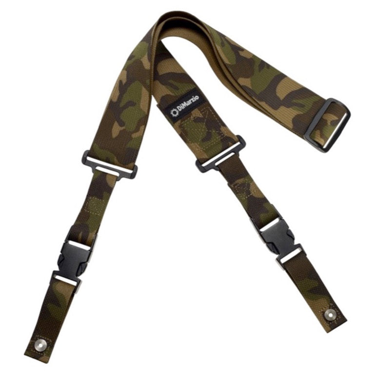 DiMarzio Cordura ClipLock Guitar Strap, Camo