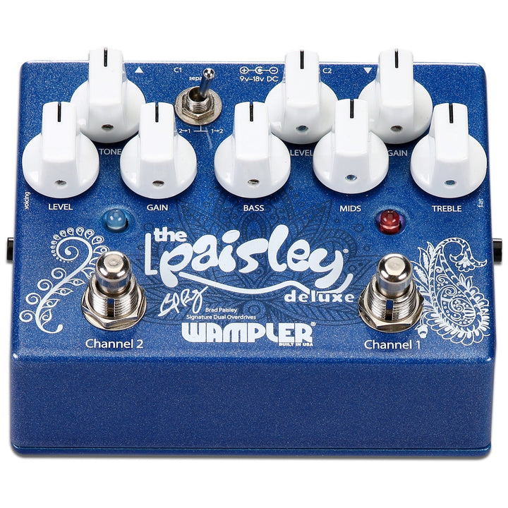 Wampler Paisley Drive Deluxe Dual Overdrive Pedal