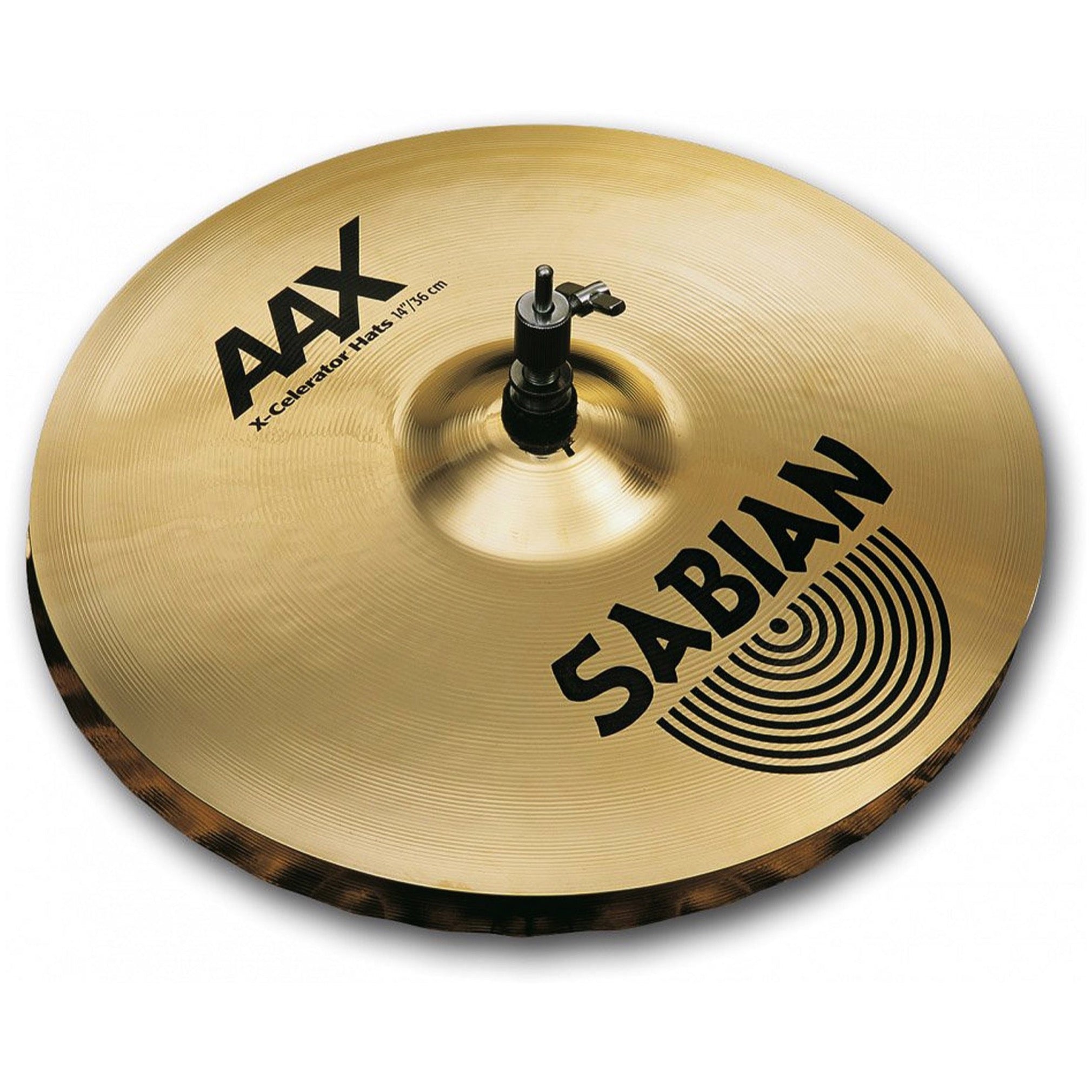 Sabian AAX Xcelerator Hi-Hat Cymbals (Pair), Brilliant Finish, 14 ...
